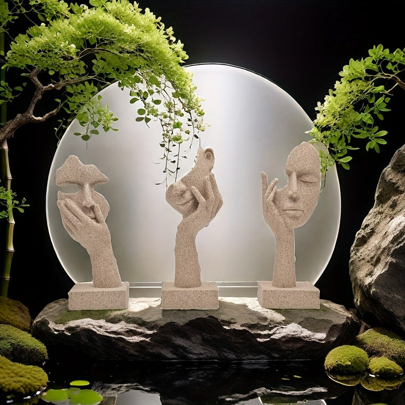 ArteMystique – Abstract Mask Figurines Set for an Artistic & Stylish Interior