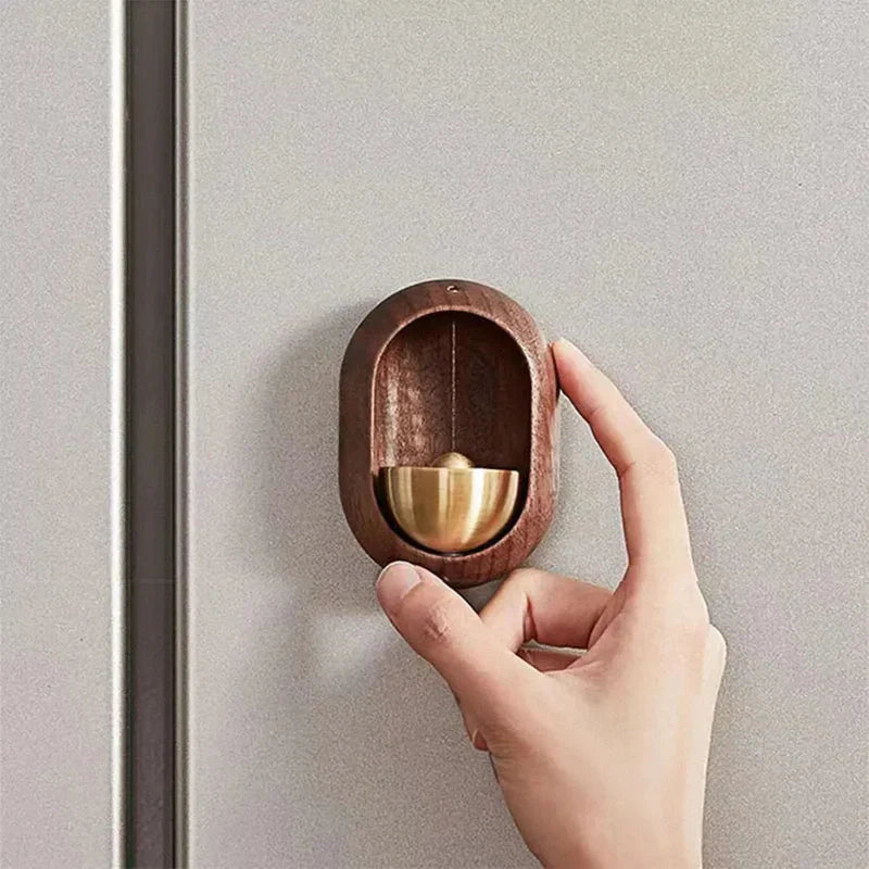 ChimeAura – Elegant Wooden Doorbell with Soothing Sound and Magnetic Attachment