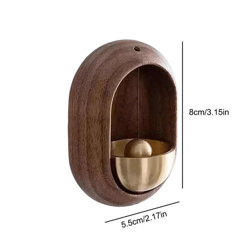 ChimeAura – Elegant Wooden Doorbell with Soothing Sound and Magnetic Attachment