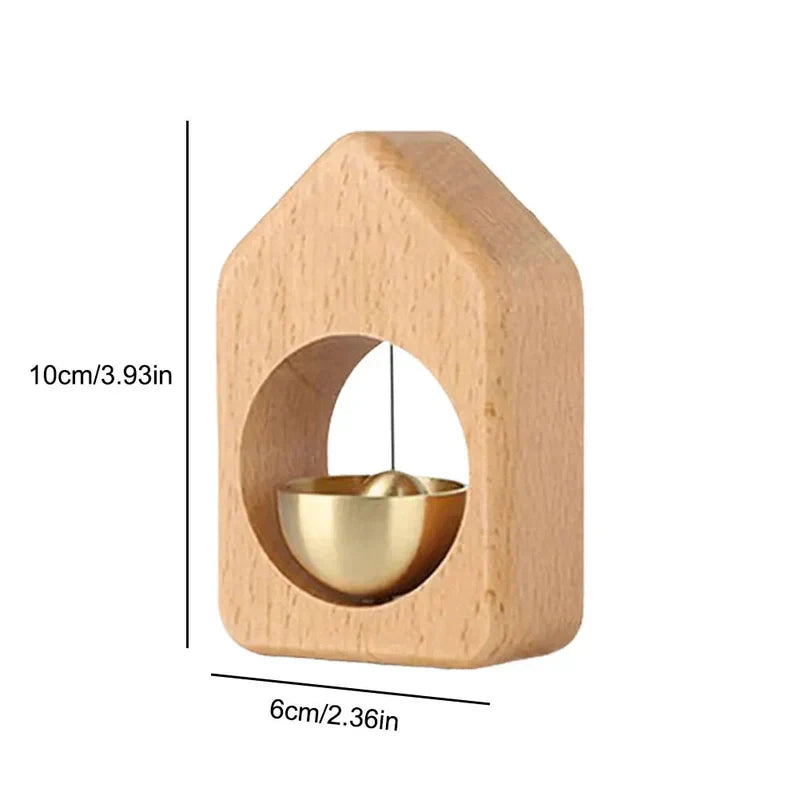 ChimeAura – Elegant Wooden Doorbell with Soothing Sound and Magnetic Attachment
