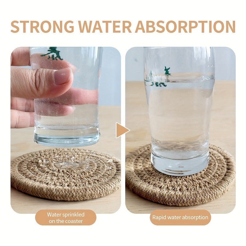 NordicShield – 8-Piece Coaster Set for Stylish & Protected Tables