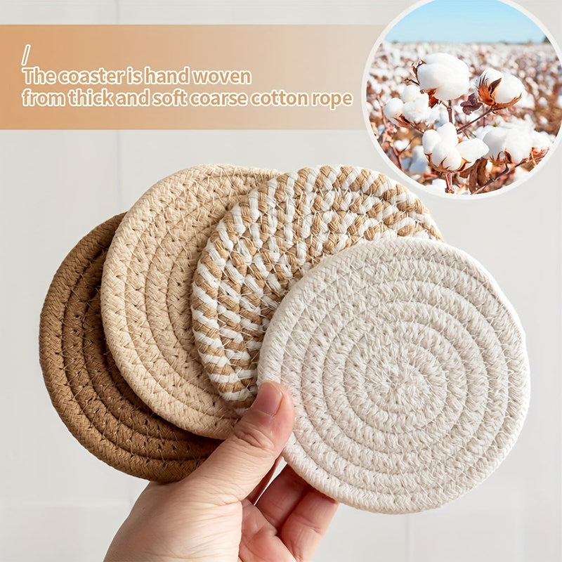 NordicShield – 8-Piece Coaster Set for Stylish & Protected Tables
