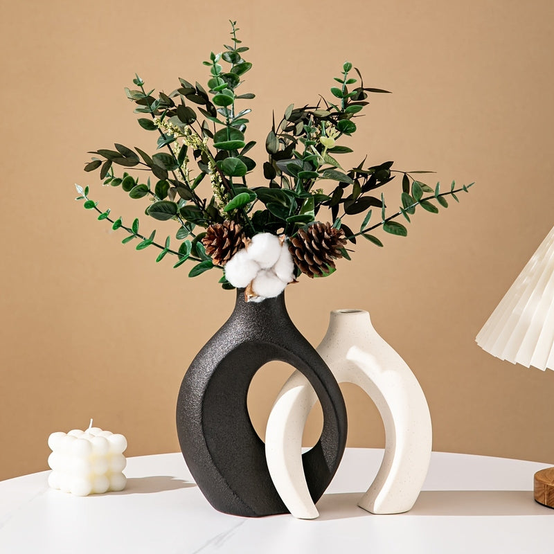 FormaVase – Luxe Geometric Vases Set for Modern Flower Arrangements