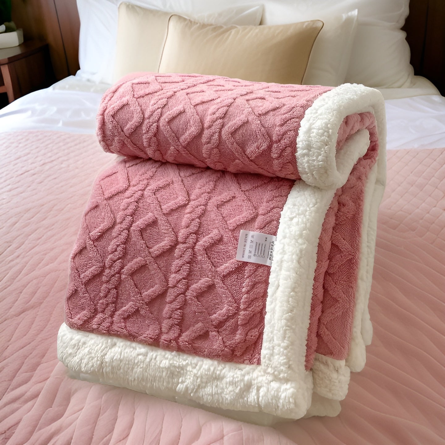 WarmHaven – Luxury Two-Sided Fleece Blanket for Ultimate Winter Comfort