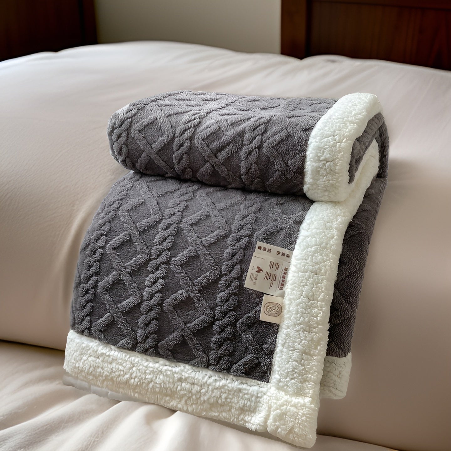 WarmHaven – Luxury Two-Sided Fleece Blanket for Ultimate Winter Comfort
