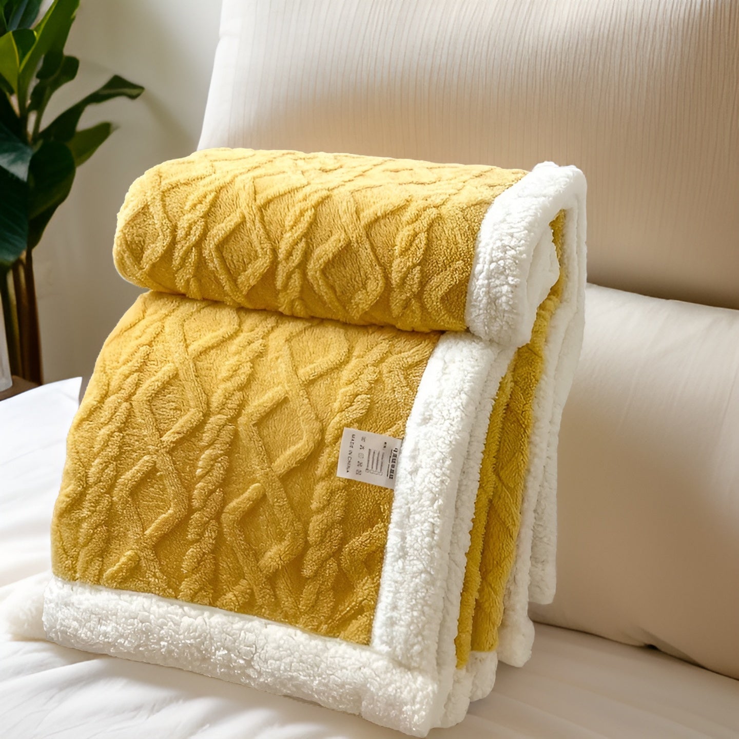 WarmHaven – Luxury Two-Sided Fleece Blanket for Ultimate Winter Comfort