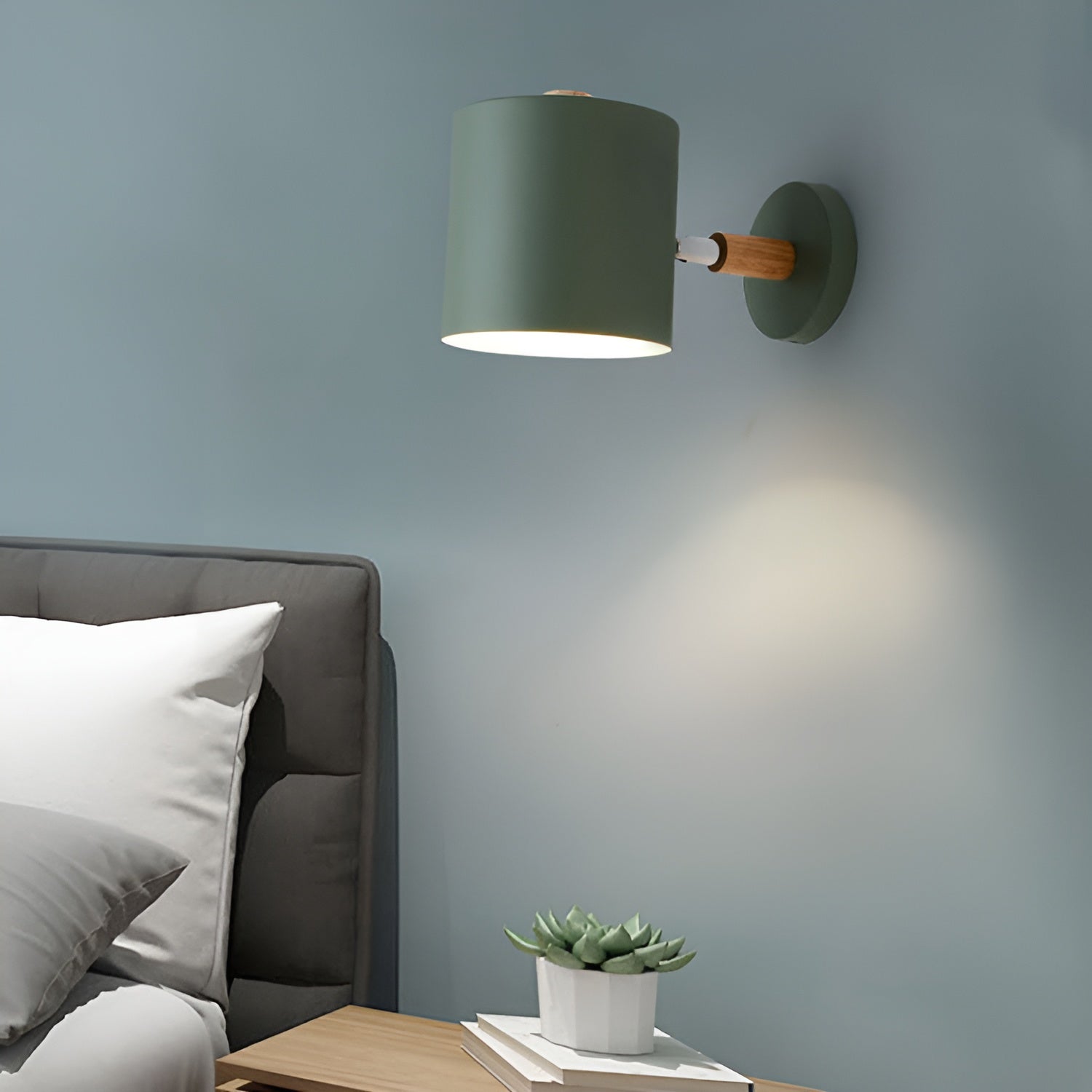 NordicGlow – Adjustable Wall Lamp with Pastel Elegance