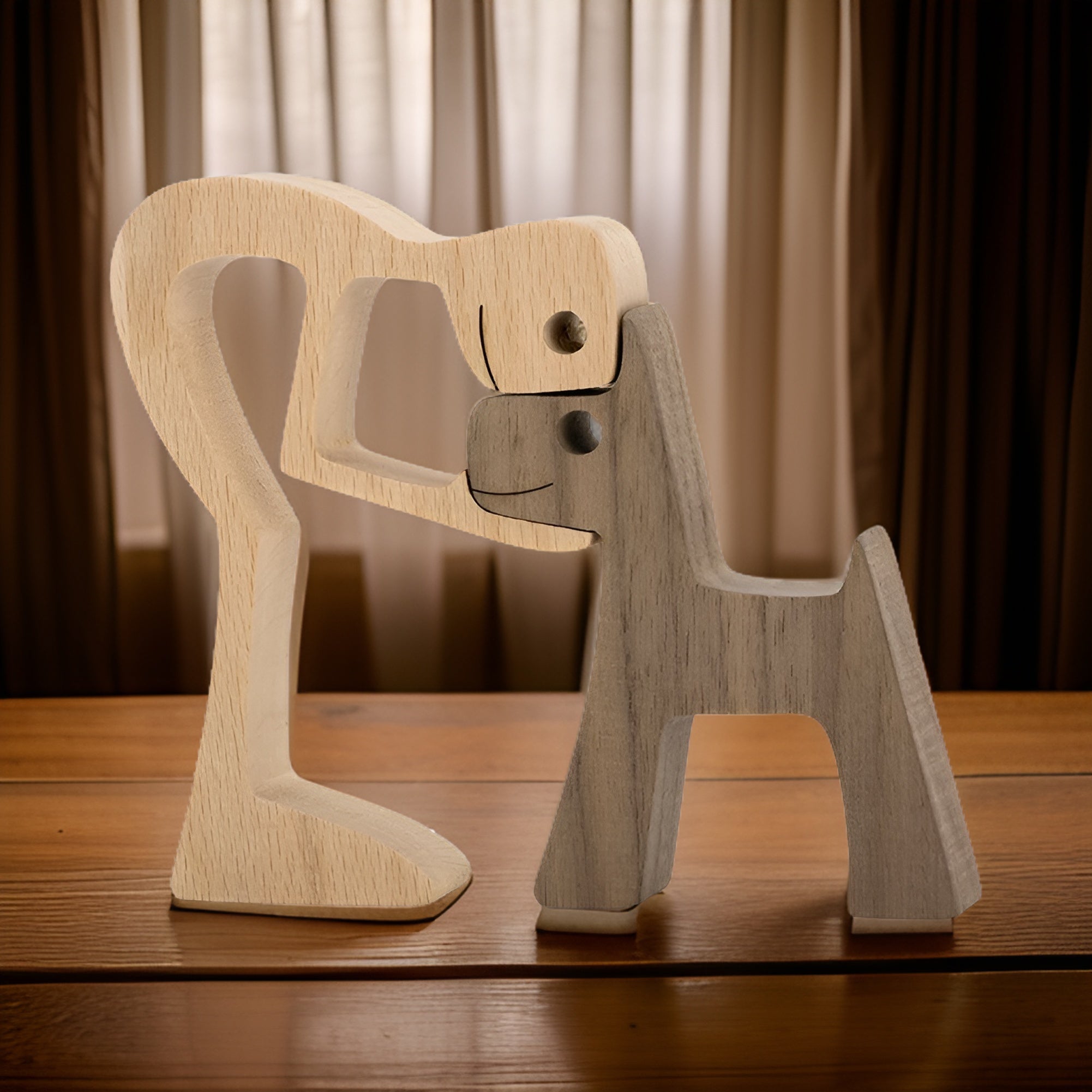 SoulBond – Handmade Wooden Sculpture with Emotional Design