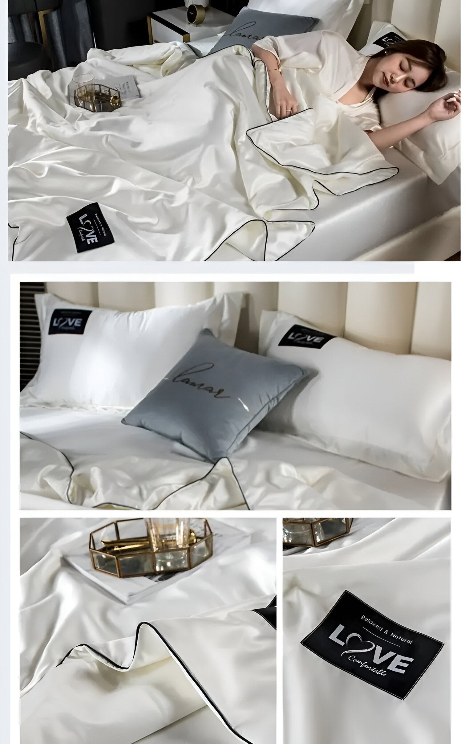 SilkyDream – Luxury Silk Duvet for Four Seasons Comfort