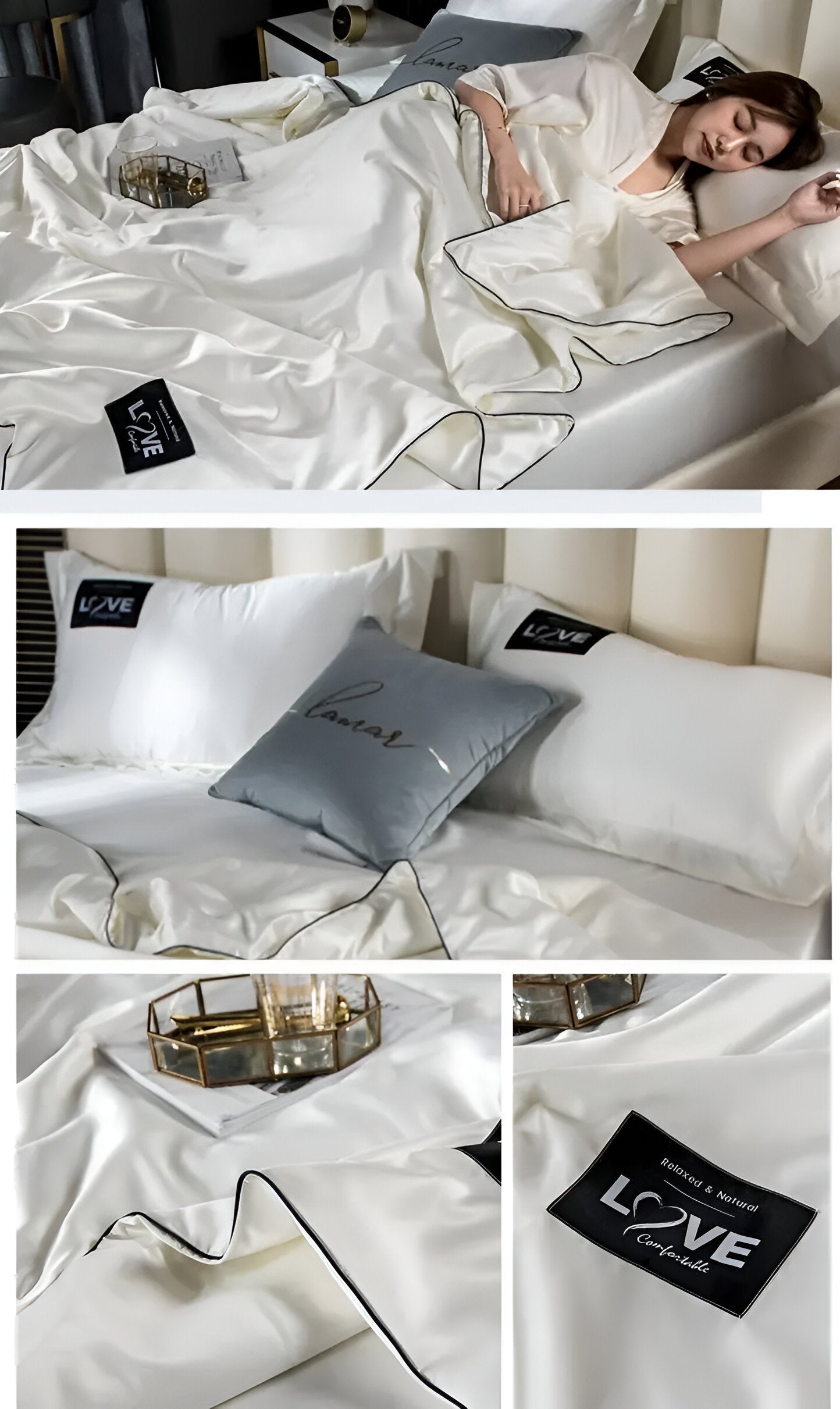 SilkyDream – Luxury Silk Duvet for Four Seasons Comfort