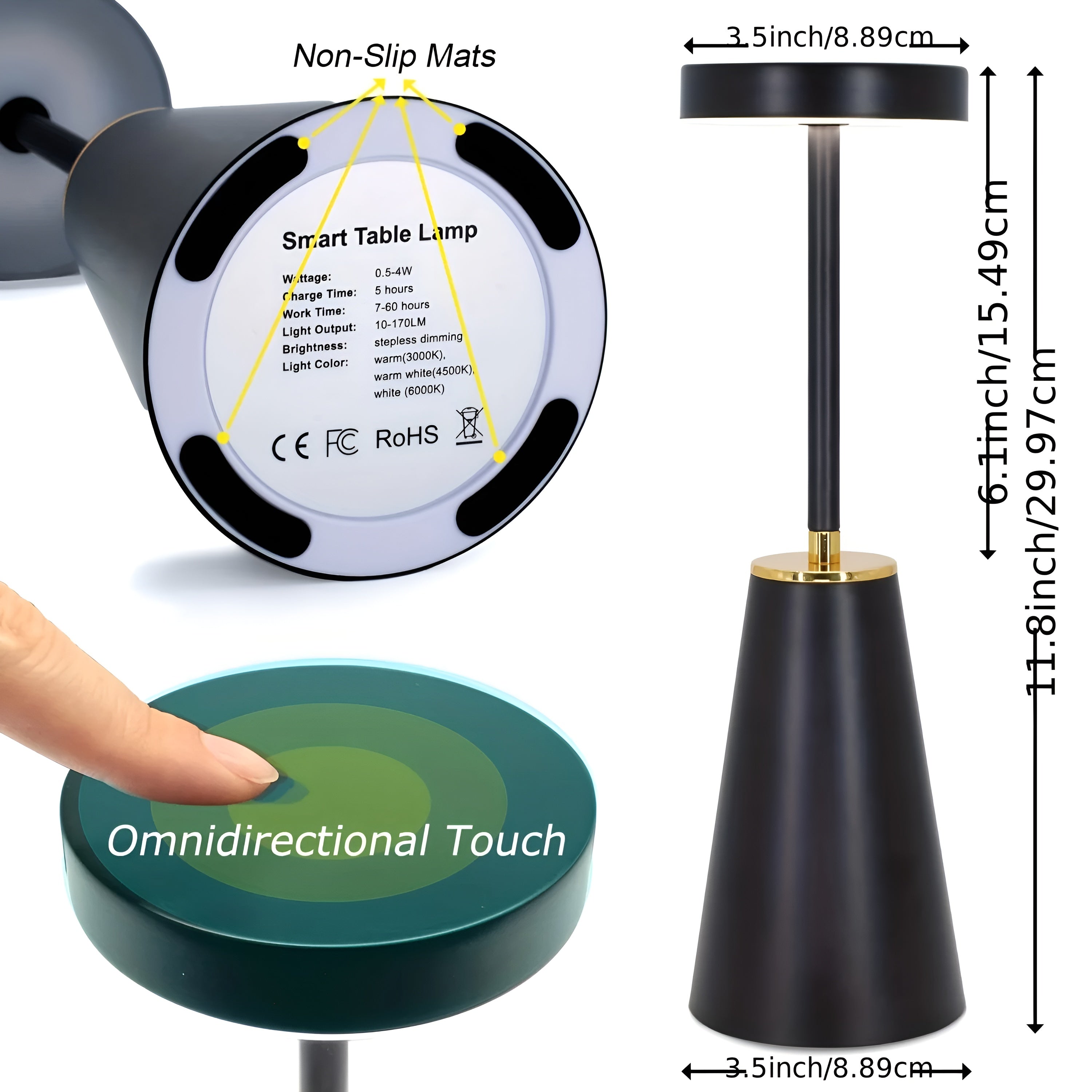 Sleek Lamp – Wireless Table Lamp for Luxury and Modern Comfort