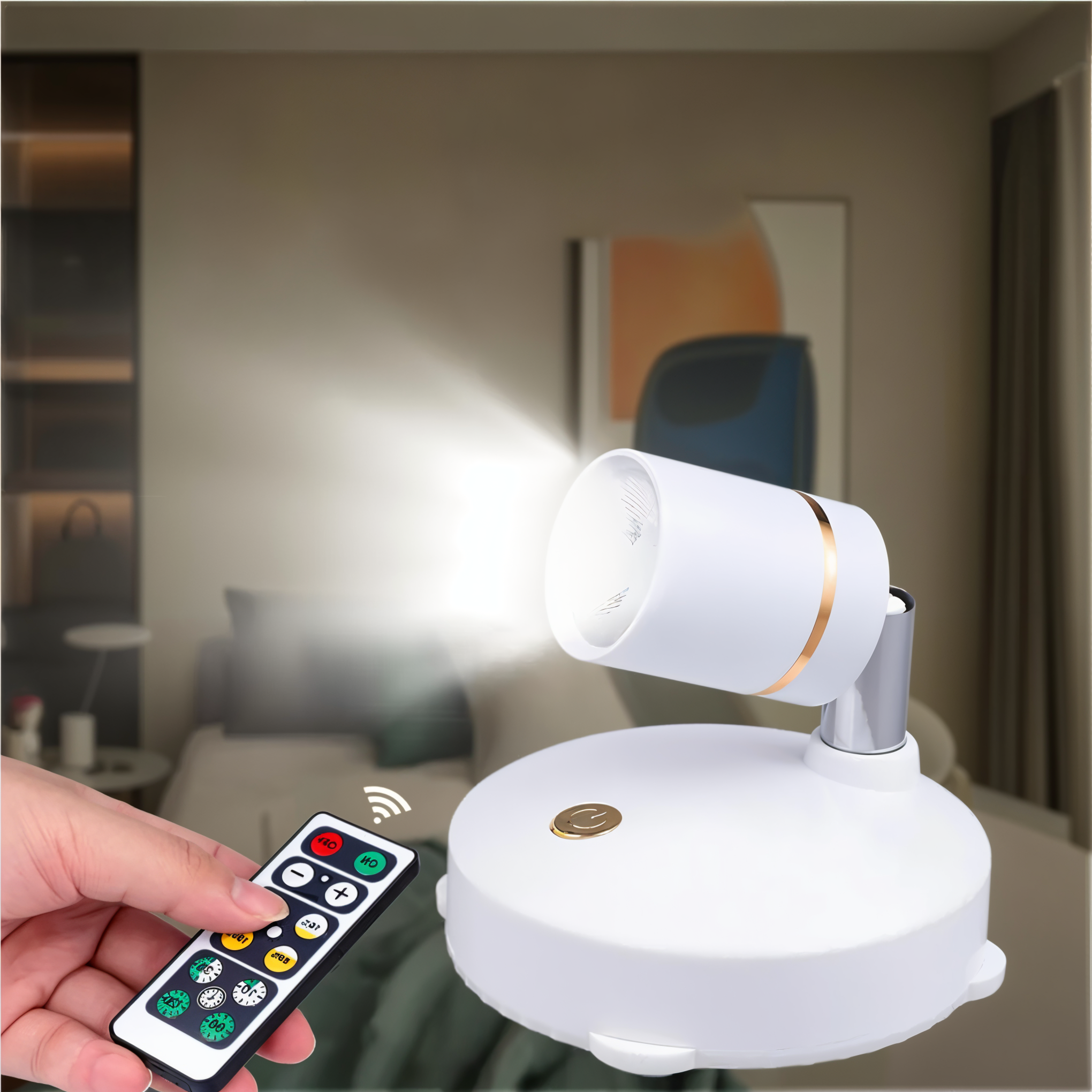 SpotMaster – Dimmable LED Spot Lamps for Wireless Accent Lighting