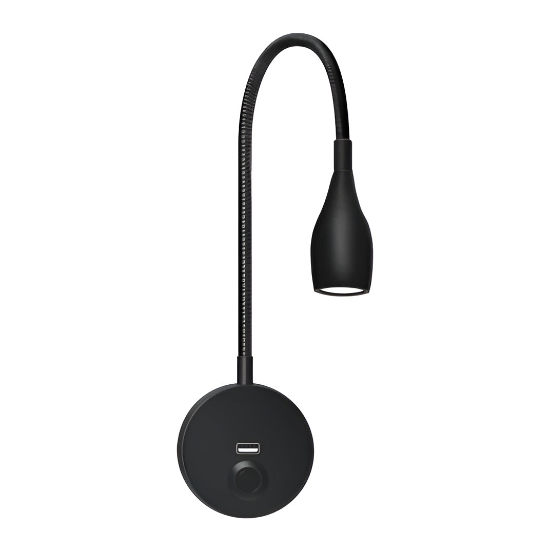 LumiEase – Stylish Flexible Wall Reading Lamp with Dimmable Touch Control