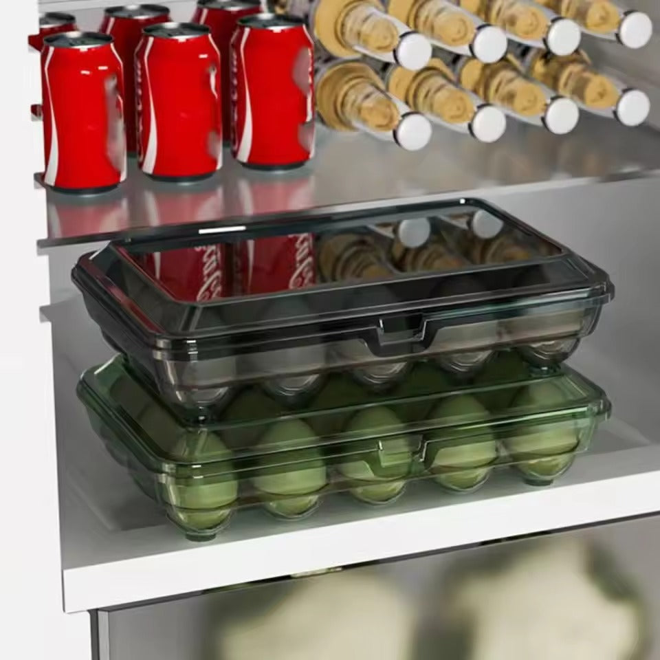 LumiHue Elegant Egg Organizer – Stackable Design for a Stylish, Organized Kitchen