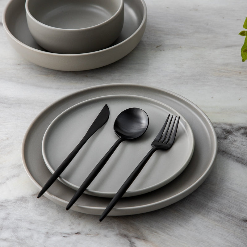 PureForma – Minimalist Cutlery Set of Stainless Steel with Matte Finished Design