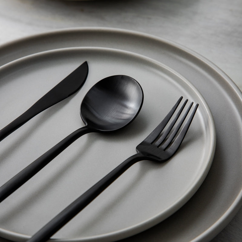 PureForma – Minimalist Cutlery Set of Stainless Steel with Matte Finished Design
