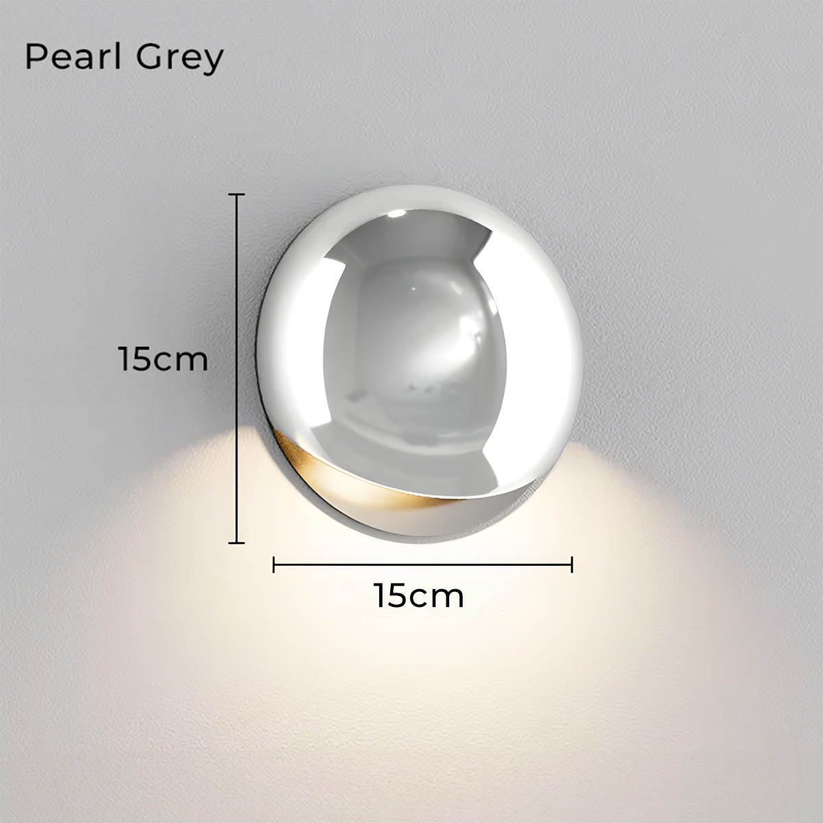 Pebblux – Minimalist Wall Lamp with Natural Elegance