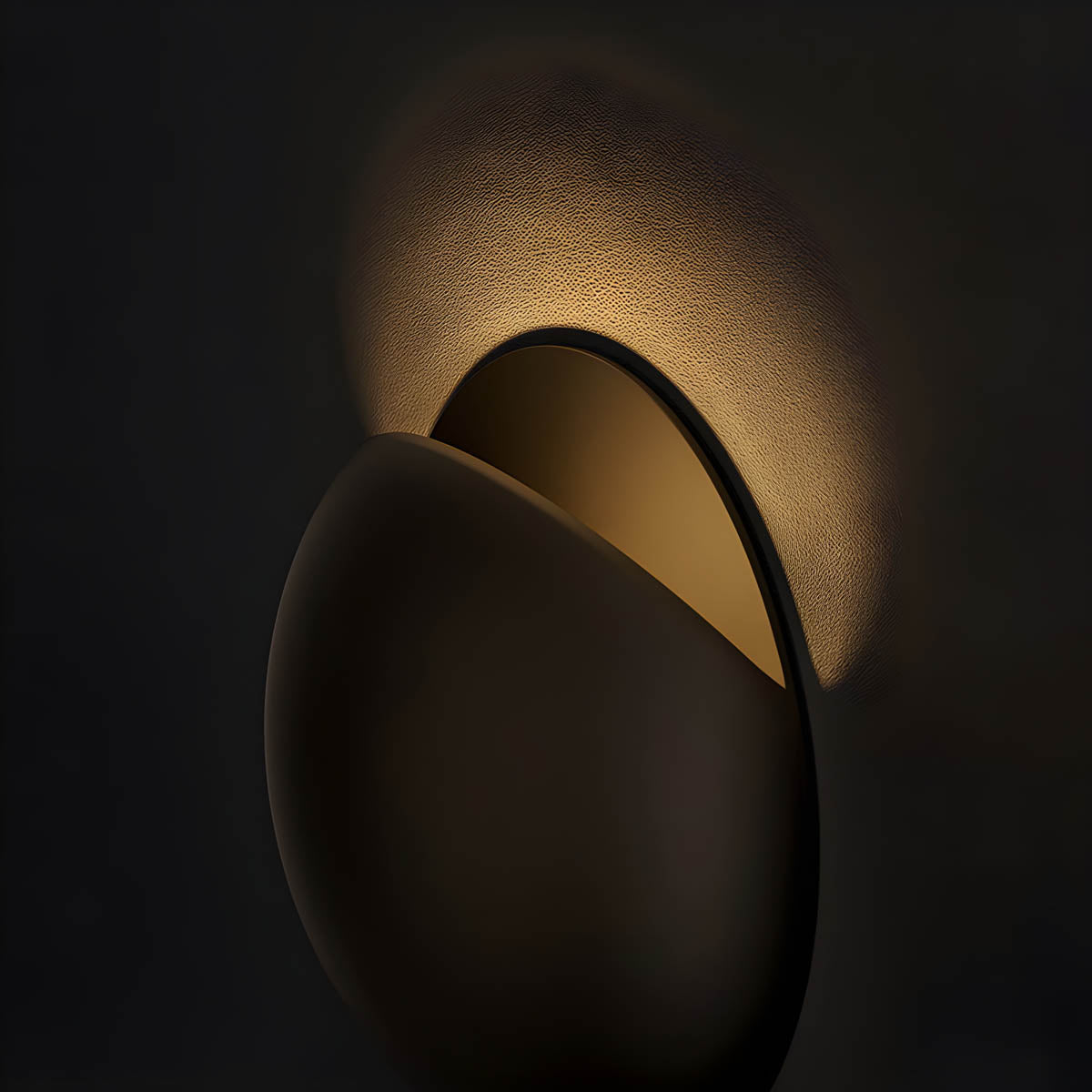 Pebblux – Minimalist Wall Lamp with Natural Elegance