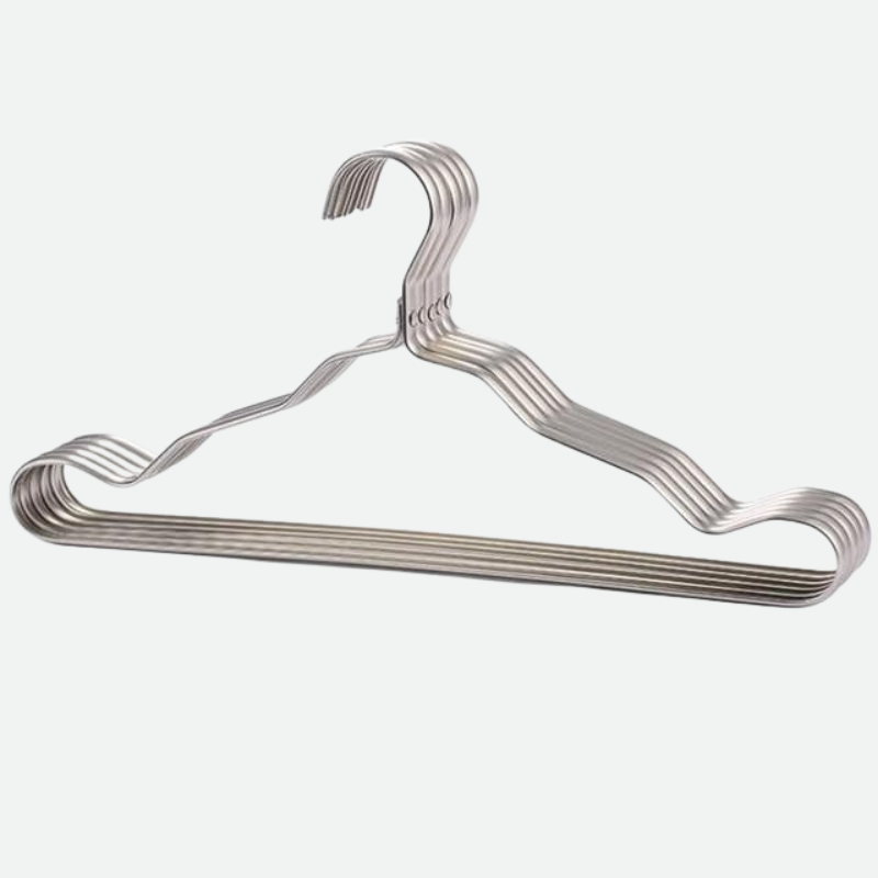 LuxeHangers – Elegante Aluminium Klerenhanger Set voor een Perfect Geordende Garderobe