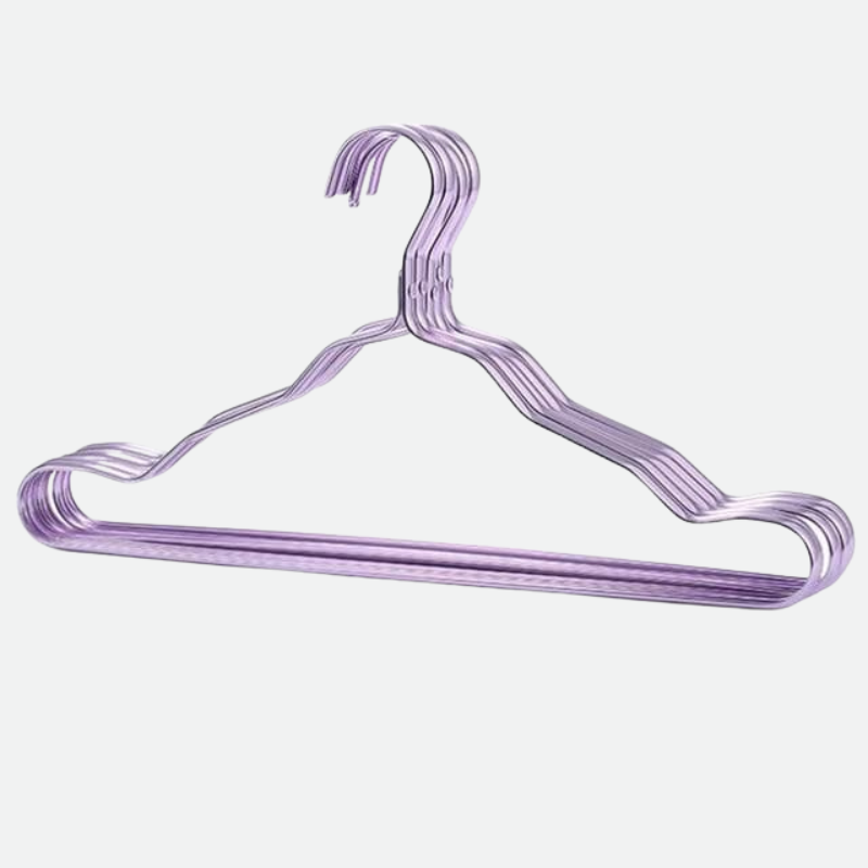 LuxeHangers – Elegante Aluminium Klerenhanger Set voor een Perfect Geordende Garderobe