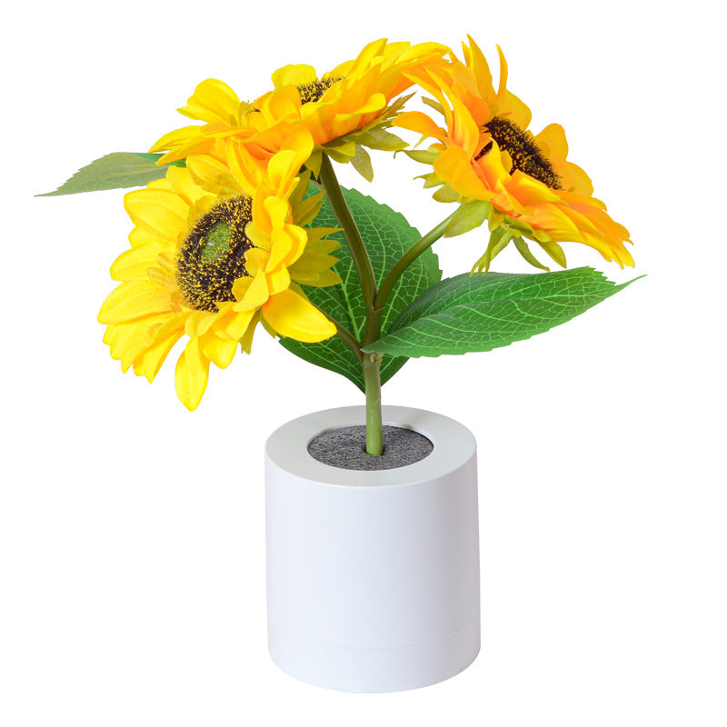 GlowFlora – Luxury LED Table Lamp in the Shape of a Sunny Sunflower