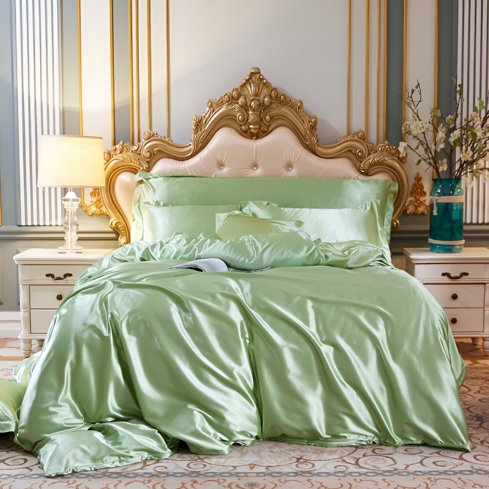 SilkenDream – Luxury Silk Bedding Set for Ultimate Comfort