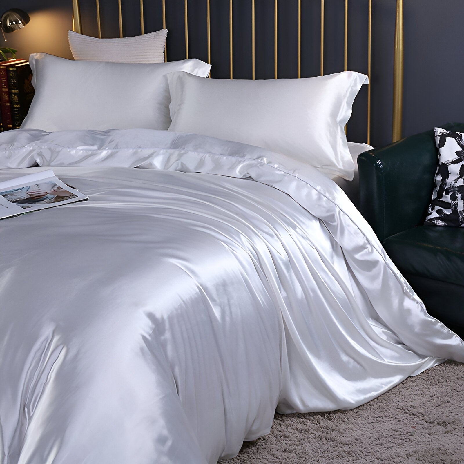 SilkenDream – Luxury Silk Bedding Set for Ultimate Comfort