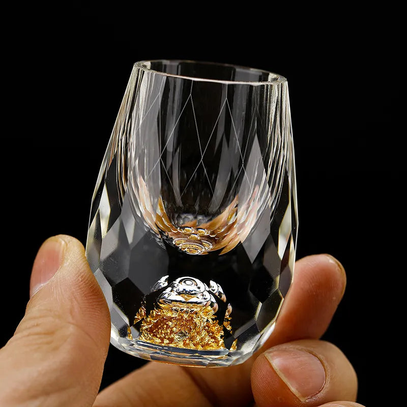 LumiCouture – Luxurious Crystal Glass with Gold Accents