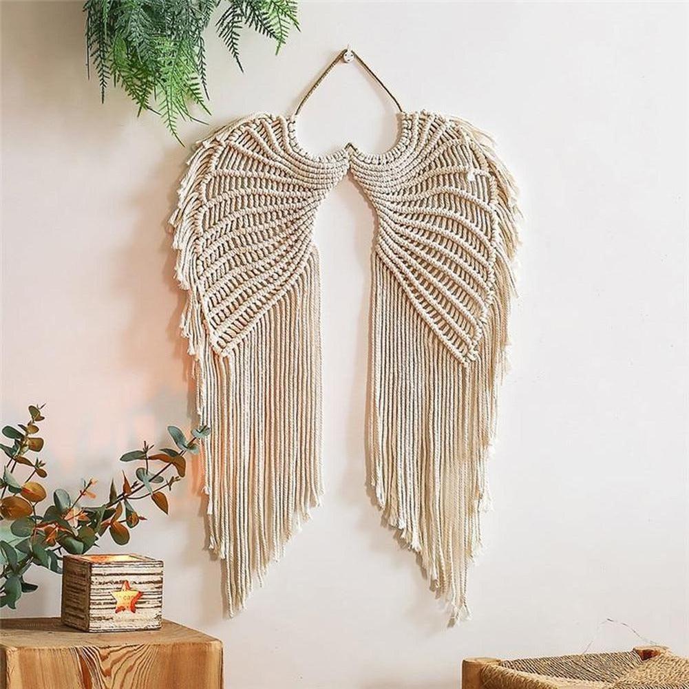 Seraphina – Bohemian Wandkleed met Elegante Vleugeldesign