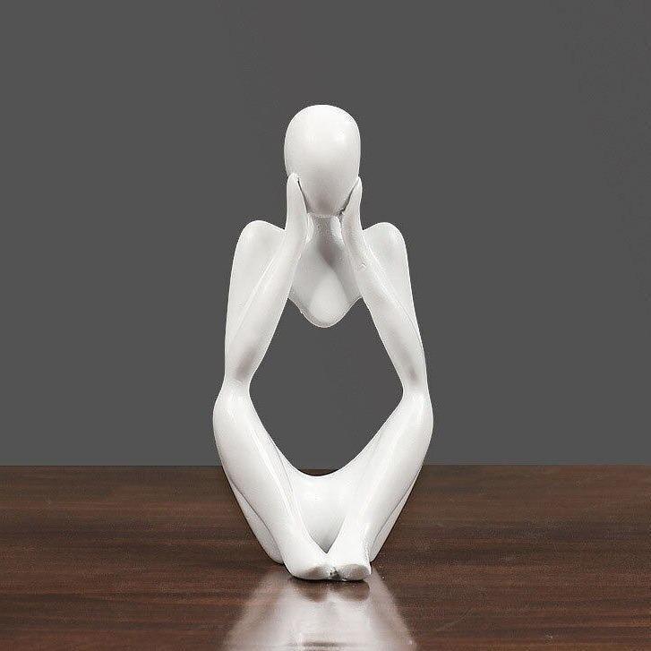 ArtMind – Minimalist Thinker Sculpture with Modern Elegance