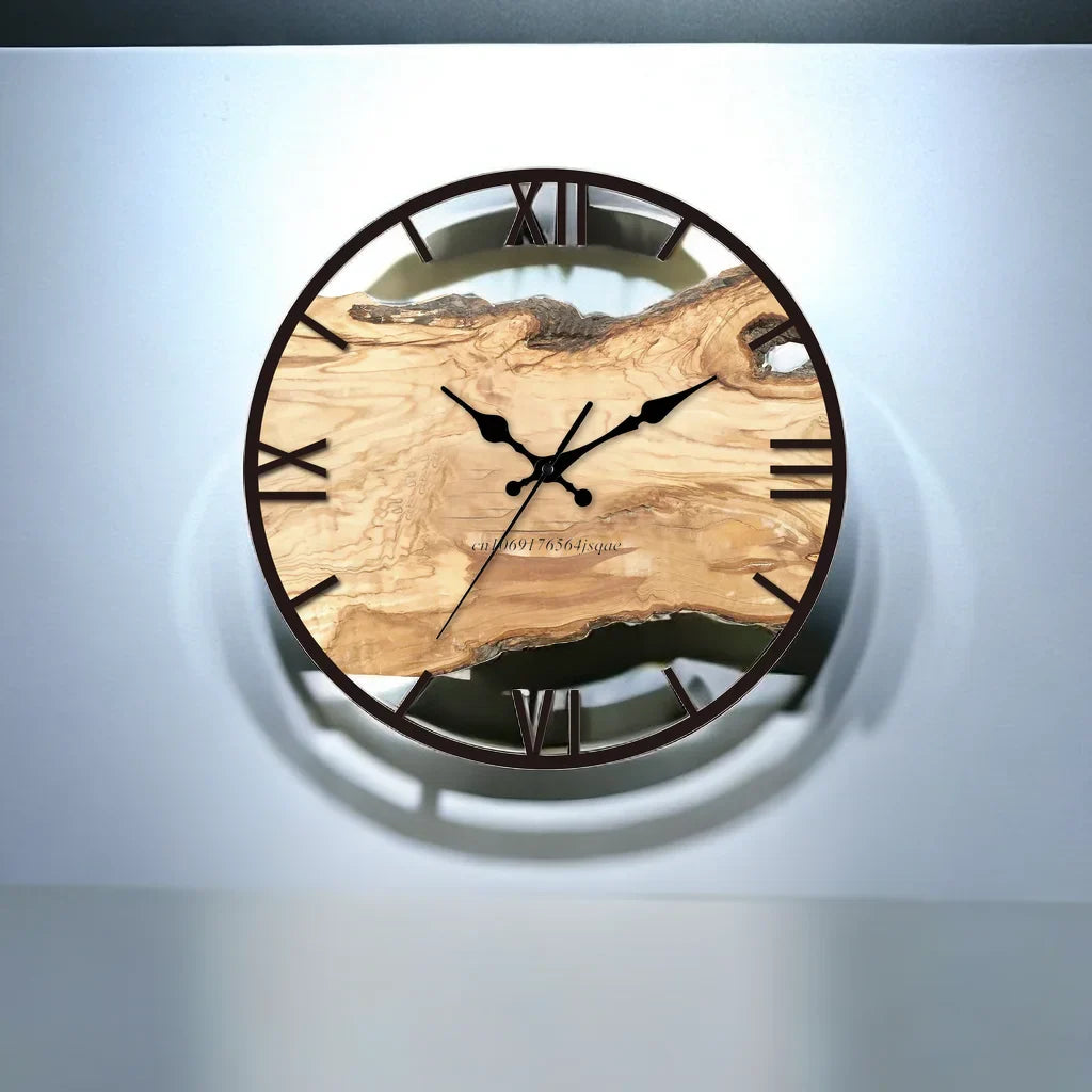 LumiVista – Stylish Transparent Wall Clock with Minimalist Design for a Modern Interior