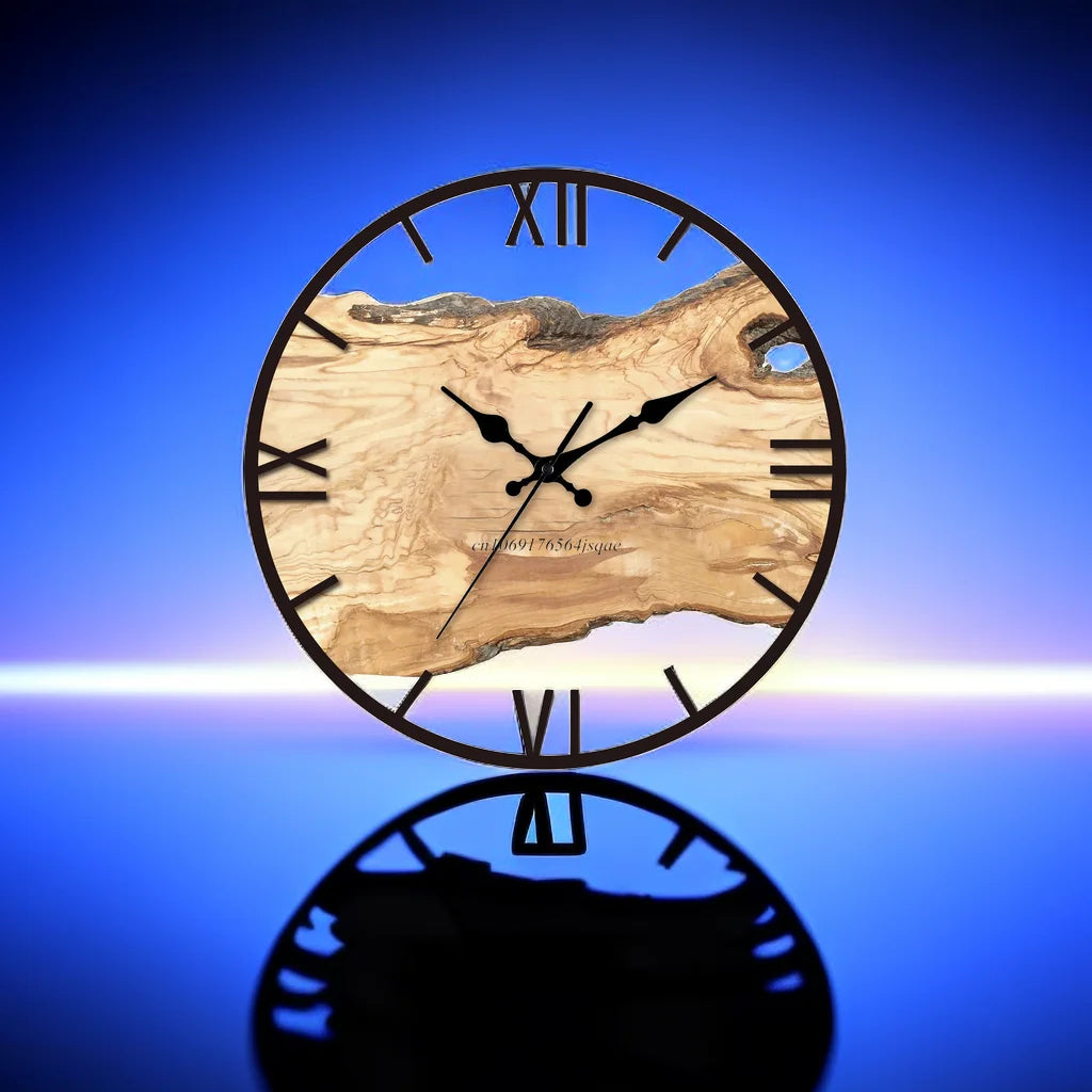 LumiVista – Stylish Transparent Wall Clock with Minimalist Design for a Modern Interior
