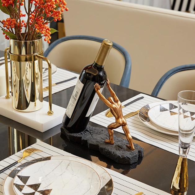 LuxeSip – Sculptural Wine Holder for an Elegant Interior