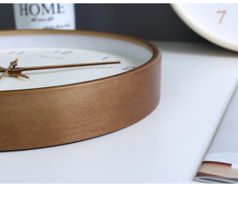 TimberTime – Stylish Wooden Wall Clock with Silent Movement for a Timeless Interior