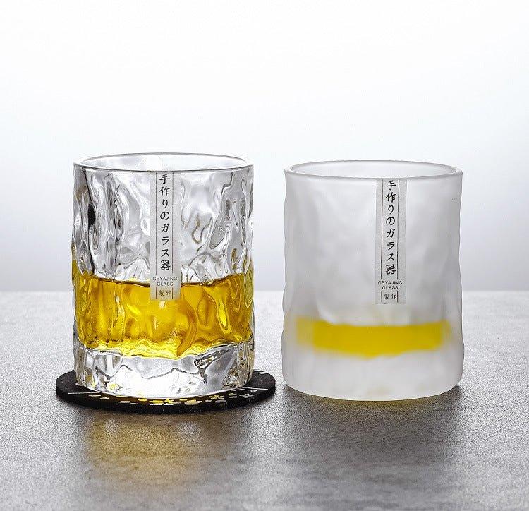 EdoGlacier – Handcrafted Edo Kiriko Whisky Glass in Luxury Wooden Gift Box