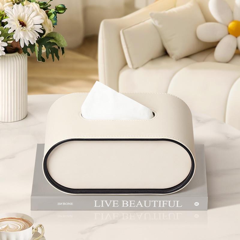 EliteLuxe – Stylish Leather Tissue Box with Timeless Elegance
