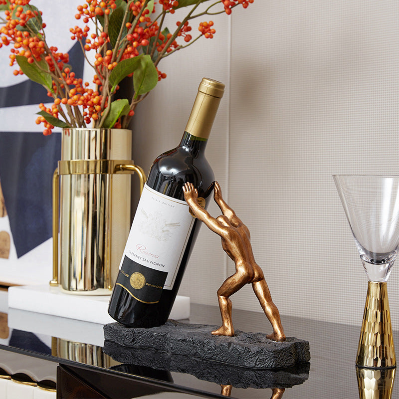 LuxeSip – Sculptural Wine Holder for an Elegant Interior