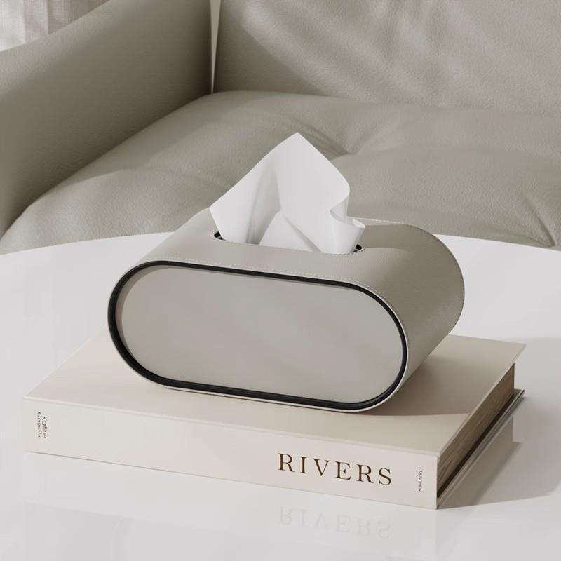EliteLuxe – Stylish Leather Tissue Box with Timeless Elegance