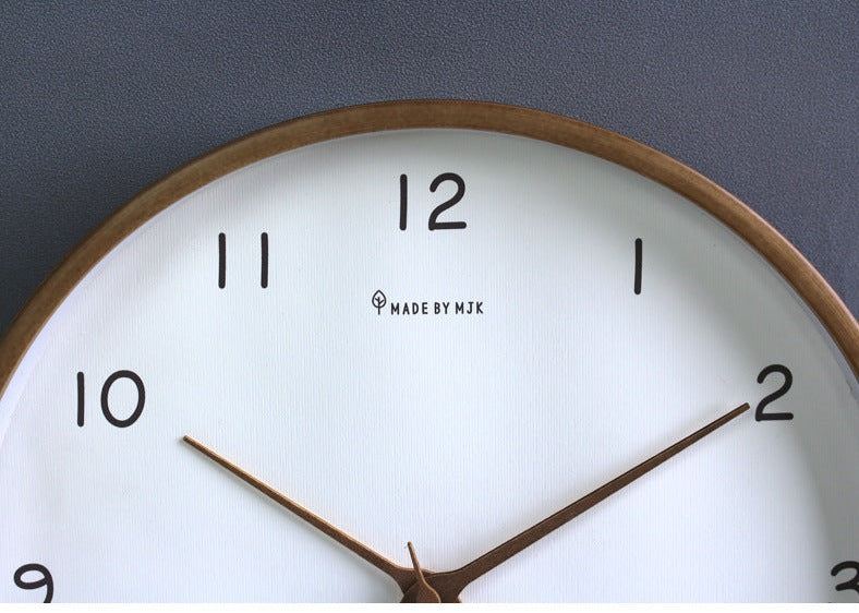 TimberTime – Stylish Wooden Wall Clock with Silent Movement for a Timeless Interior