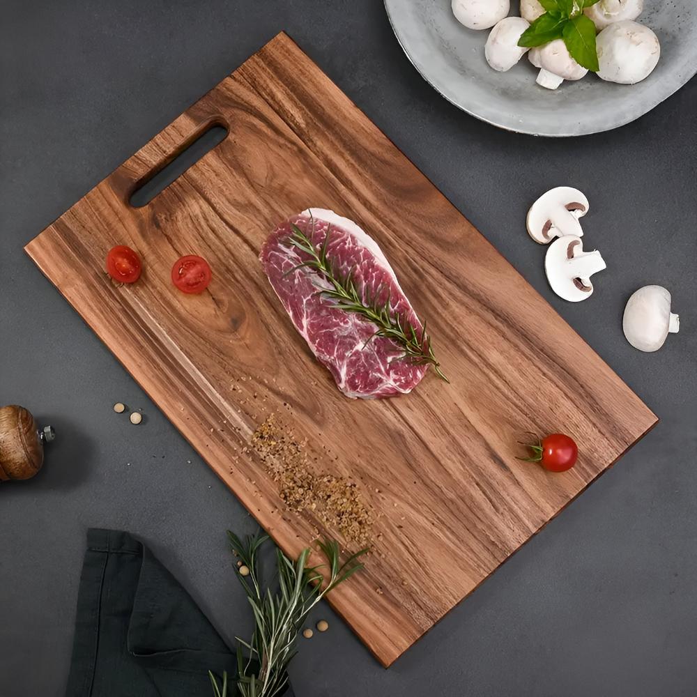 AuriWood Luxe Wooden Cutting Board – Stylish & Durable for a Refined Kitchen Experience