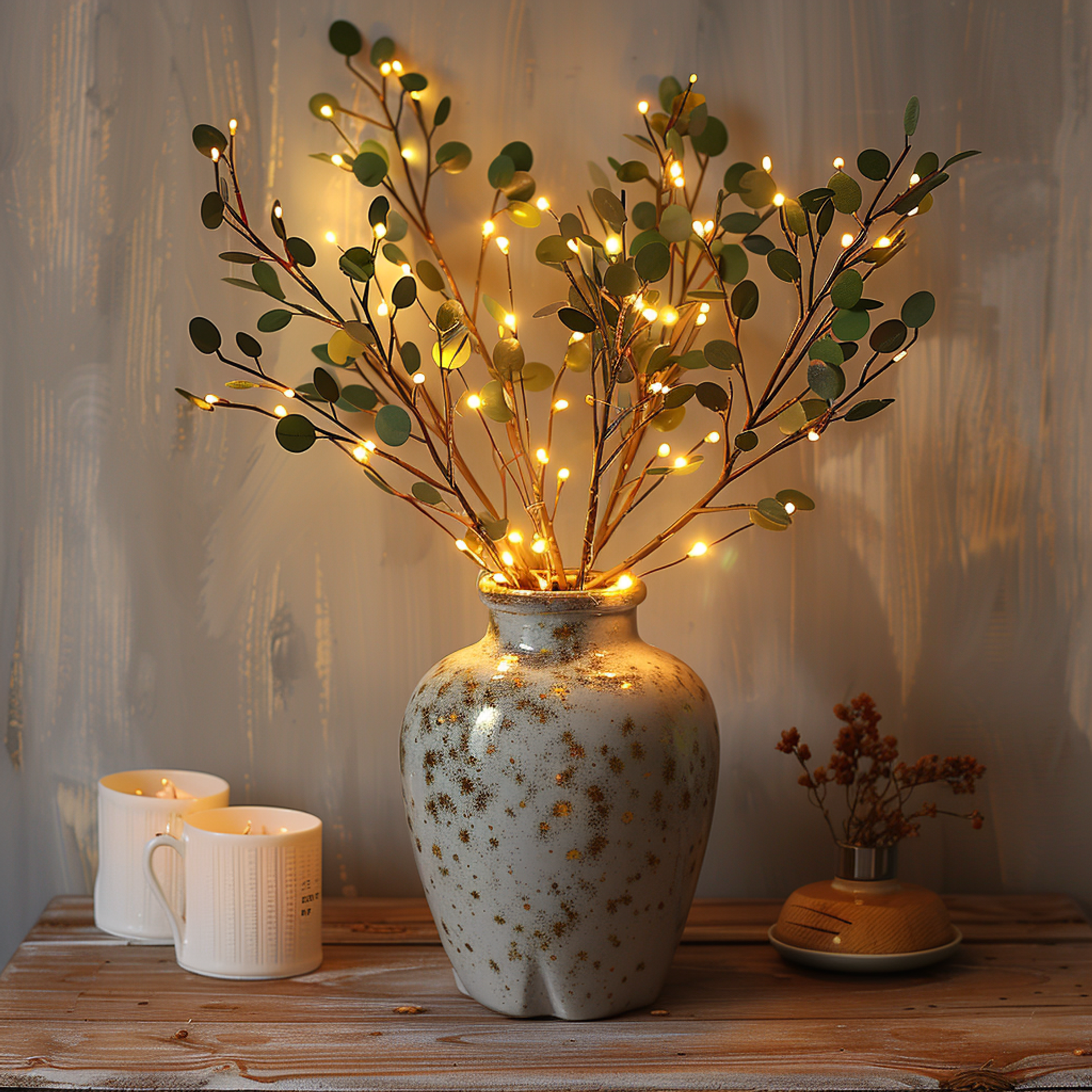 Fairy Light Olive Branch – Enchanting Lighting for a Warm Atmosphere