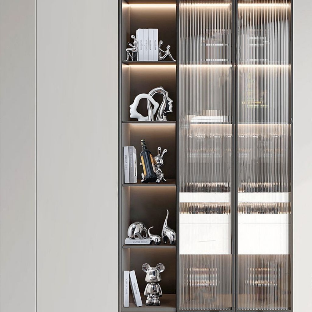 LumiRead Sculptuur Boekensteun Set – Moderne Elegantie voor een Stijlvolle Boekenkast