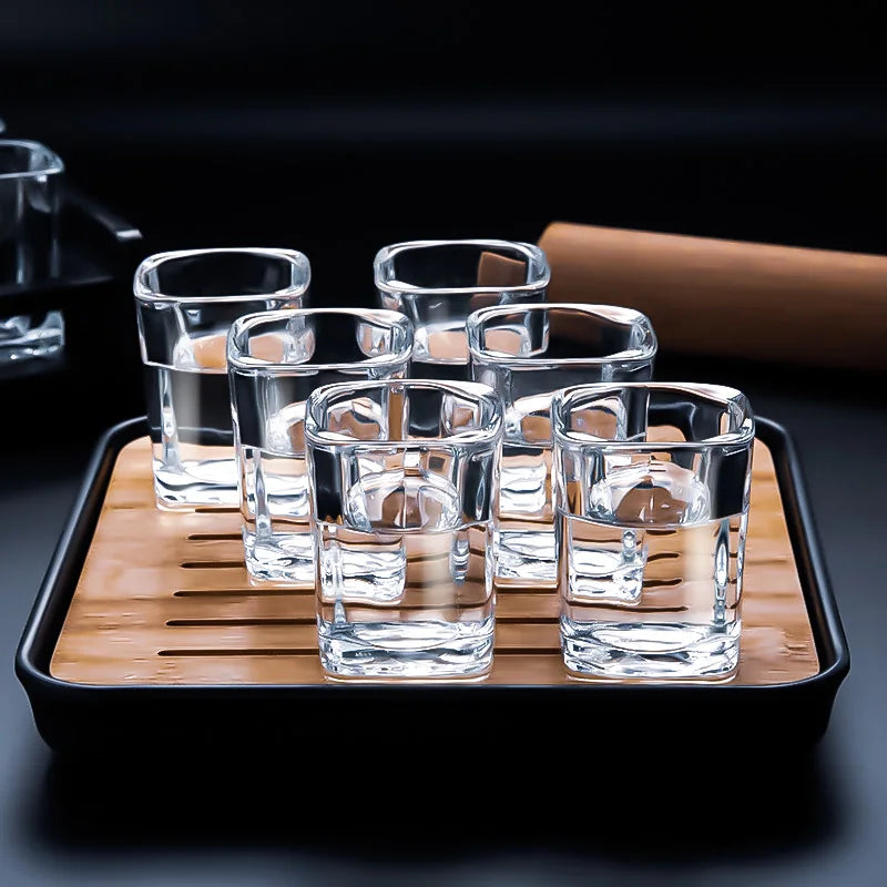 SpiriLux – Luxury Whiskey Glasses Set with Matte Black Serving Bowl for Stylish Enjoyment
