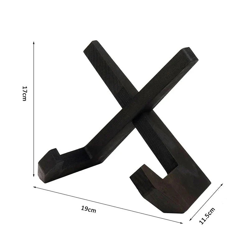 PineCharm – Elegant Wooden Recipe Holder for Practical Style