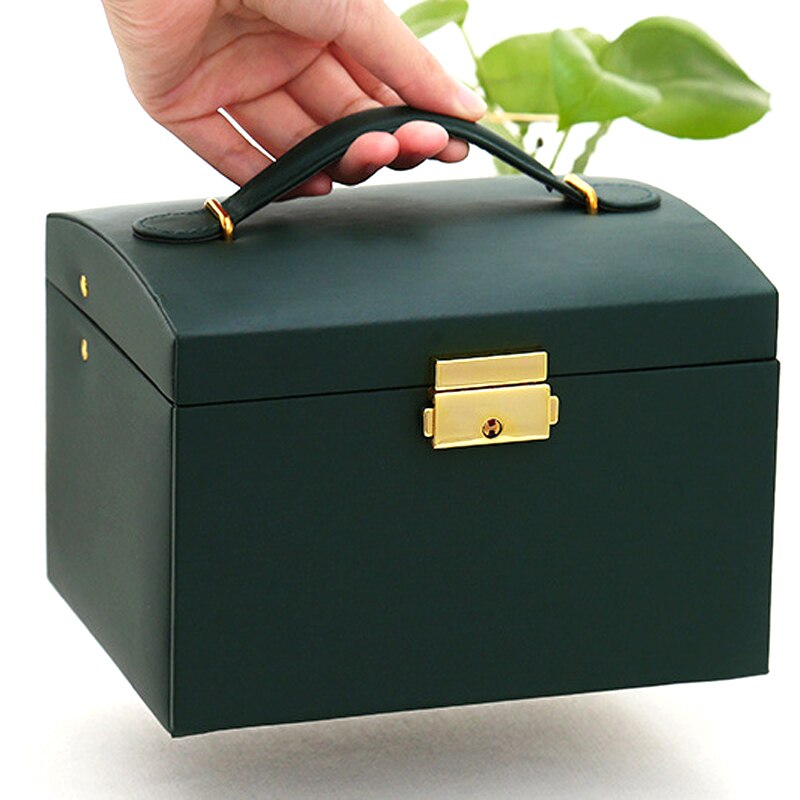 LumiVogue Luxe Jewelry Organizer – Stylish Travel Case for an Organized & Elegant Look