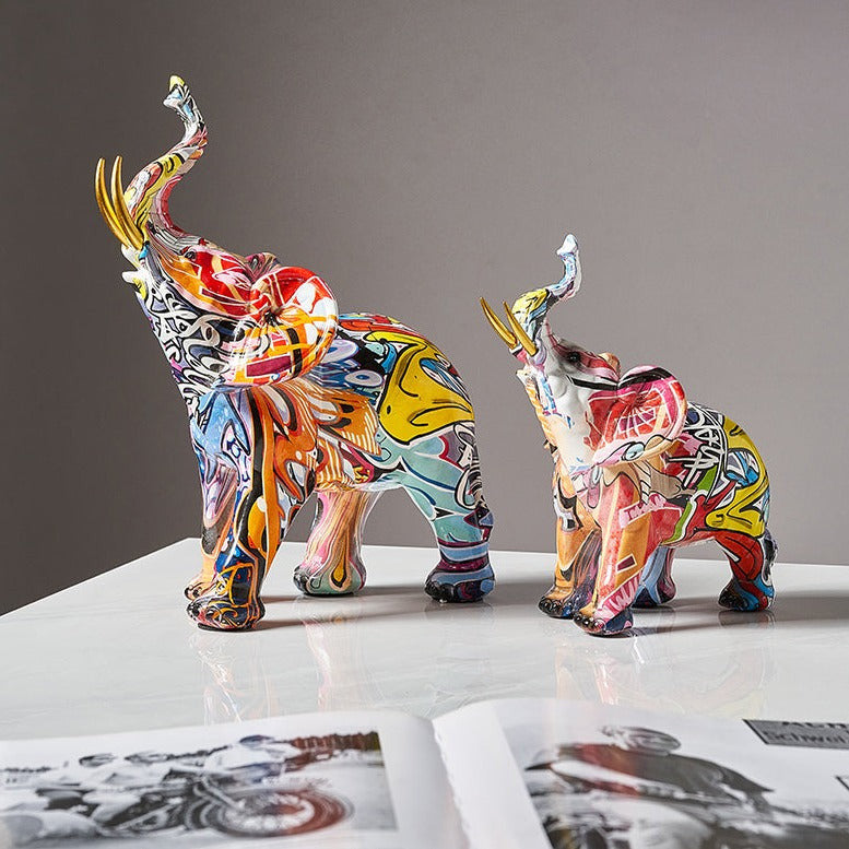 Elephantia – Artistic Elephant Sculpture with Nordic Flair