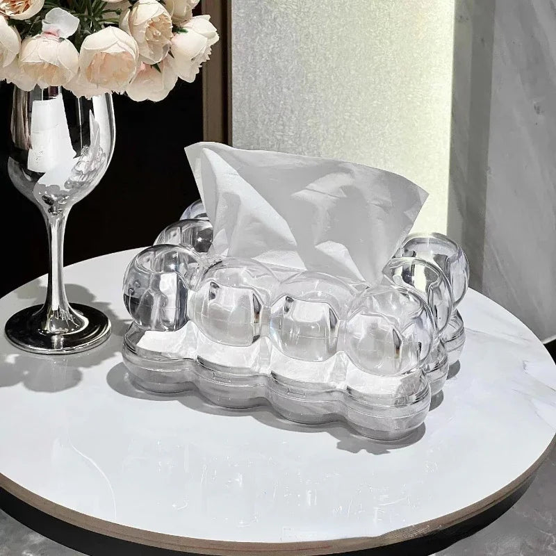 AuraForm – Sculptural Tissue Box with Modern Elegance