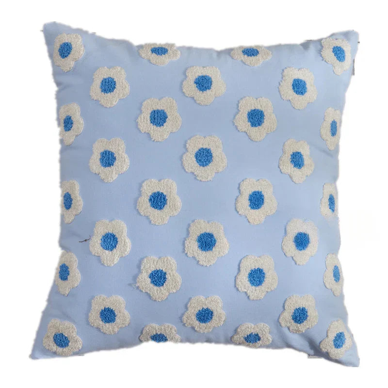 Soléa – Jacquard Kussenhoes met Verfijnd Zonnebloemmotief