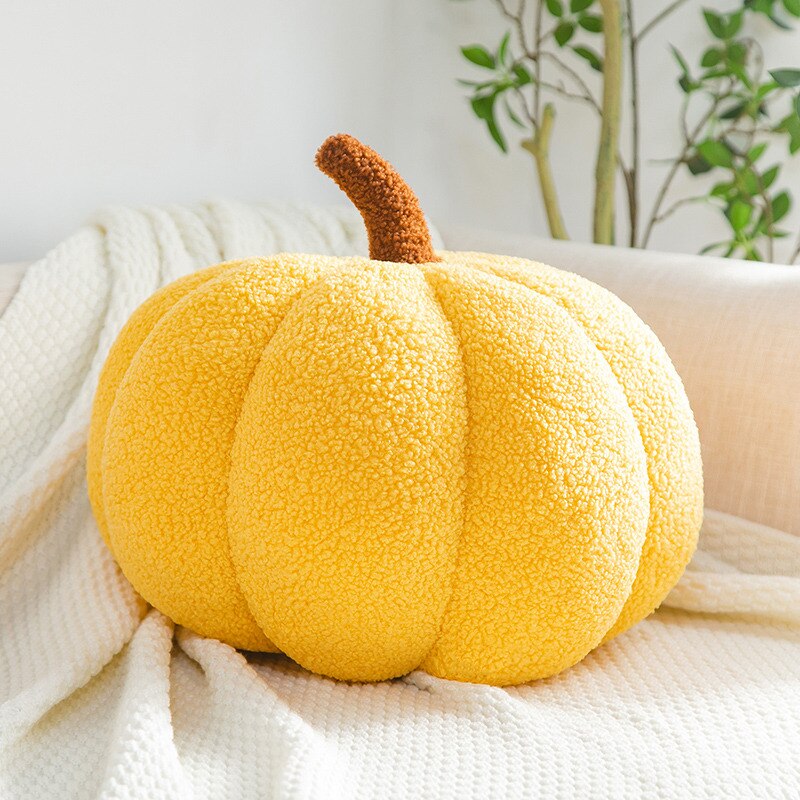 LunaHarvest Luxe Pumpkin Cushions – Atmospheric Autumn Accents for a Warm Interior