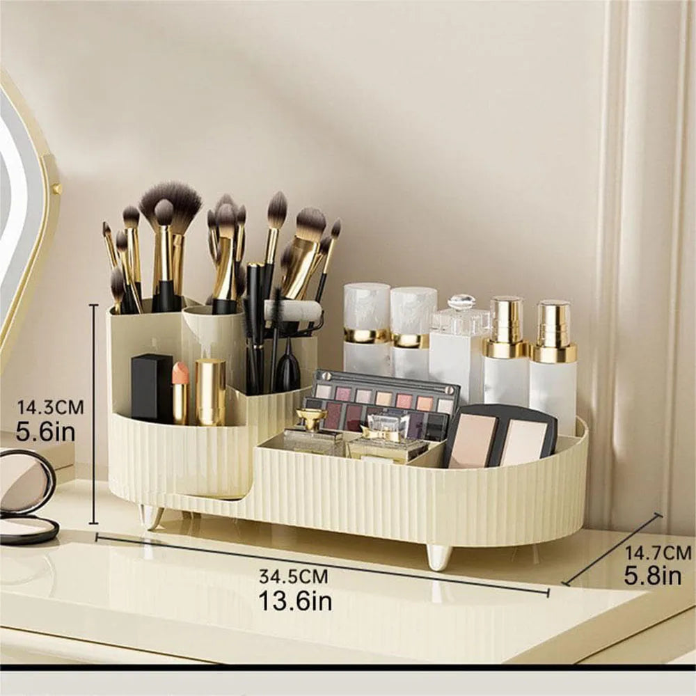 Eleganza – Luxury Beauty Organizer with Smart Rotatable Design